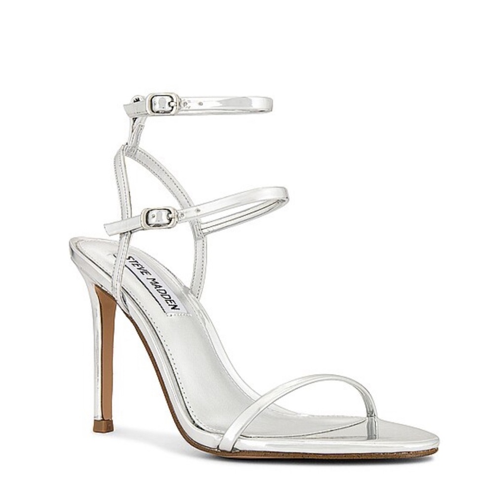 Silver Steve Madden - Theresa Strappy